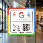 Placa reseñas de Google